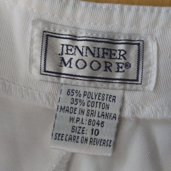 New Faux wrap  white skirt/skort size  10 - Picture 3 of 11